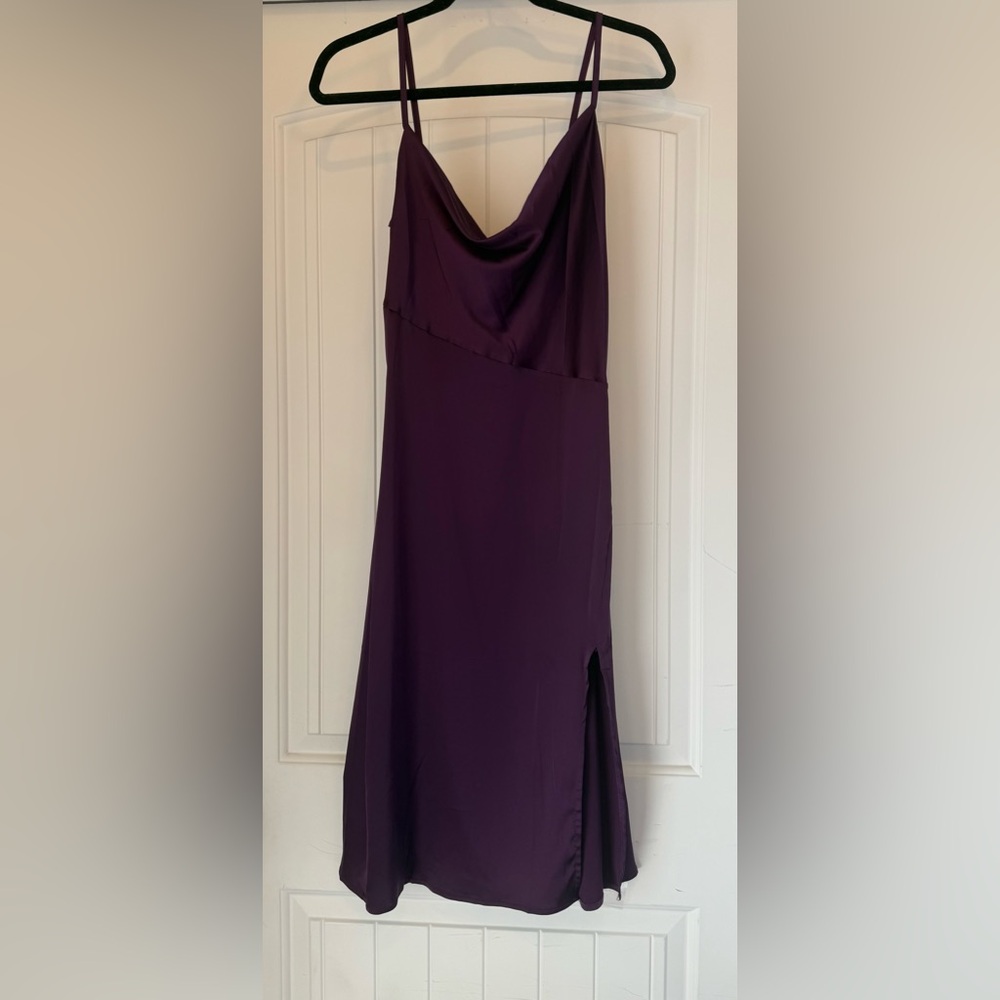 Elegant Purple Women's Dress